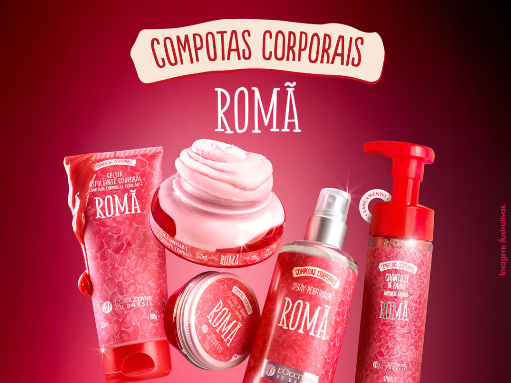 compotas corporais Romã.